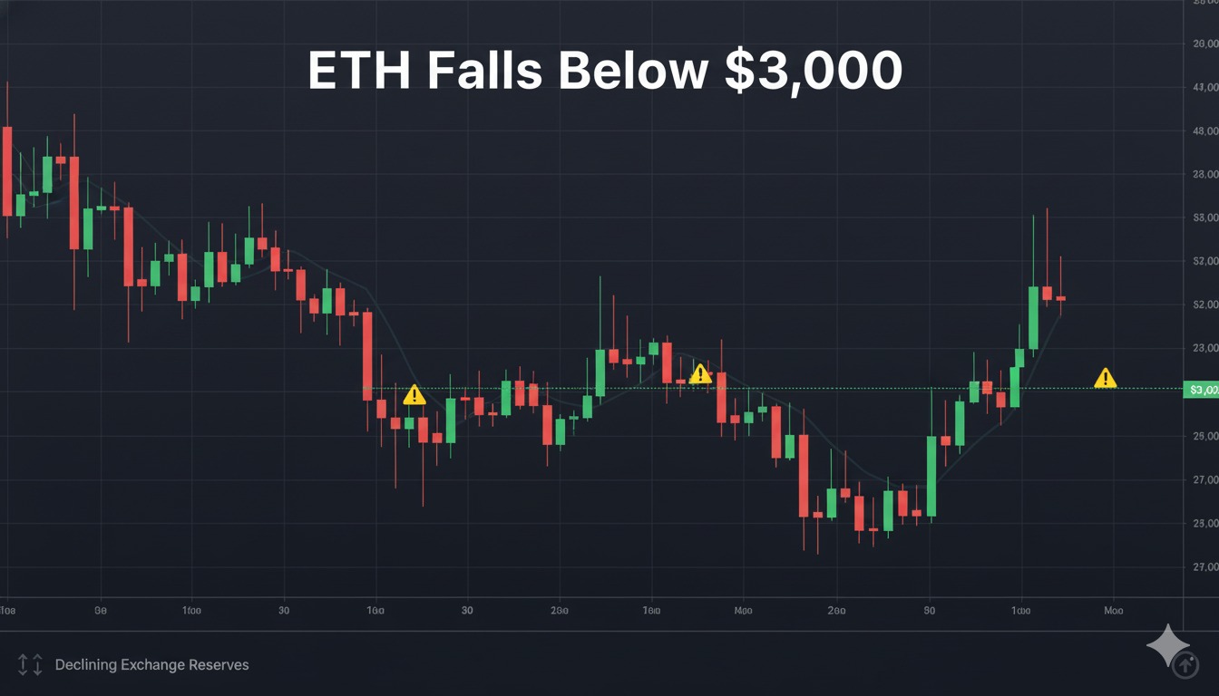 ETH Crashes Below $3K: What Smart Money Knows