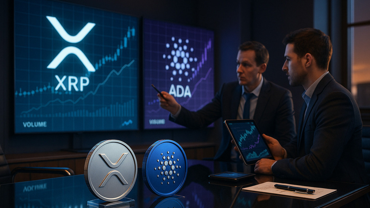 XRP and ADA Show Whale Accumulation — Analysts Expect 55% Price Recovery Into 2025