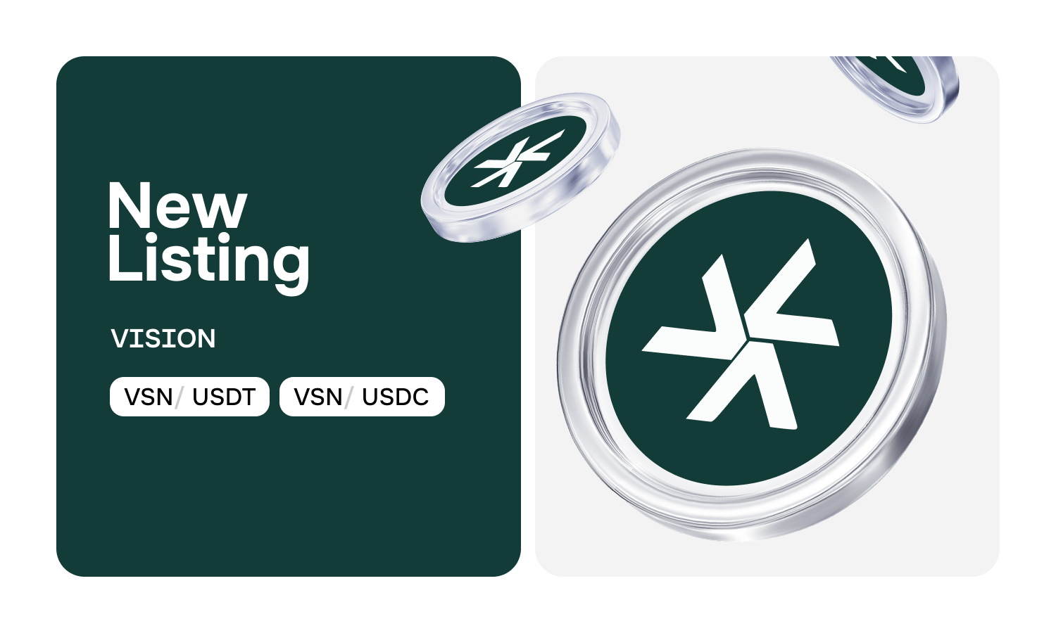 We Are Listing Vision ($VSN) With No Trading Fees