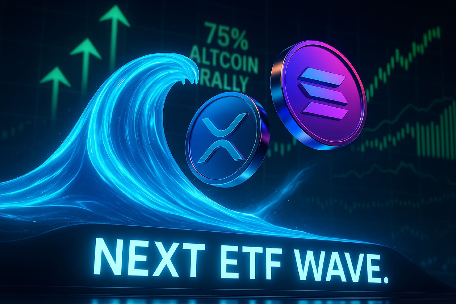 XRP and Solana Surge 6% — ETF Speculation Could Trigger a 75% Rally in Altcoins, Analysts Say