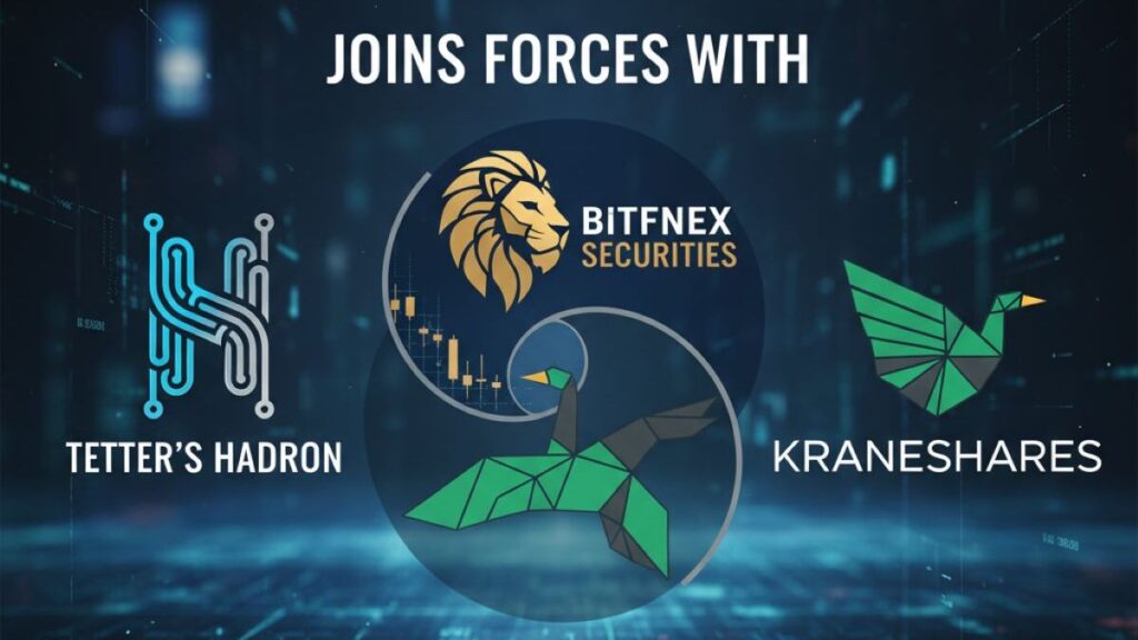 Tether’s Hadron Joins Forces With Bitfinex Securities and KraneShares to Drive Asset Tokenization