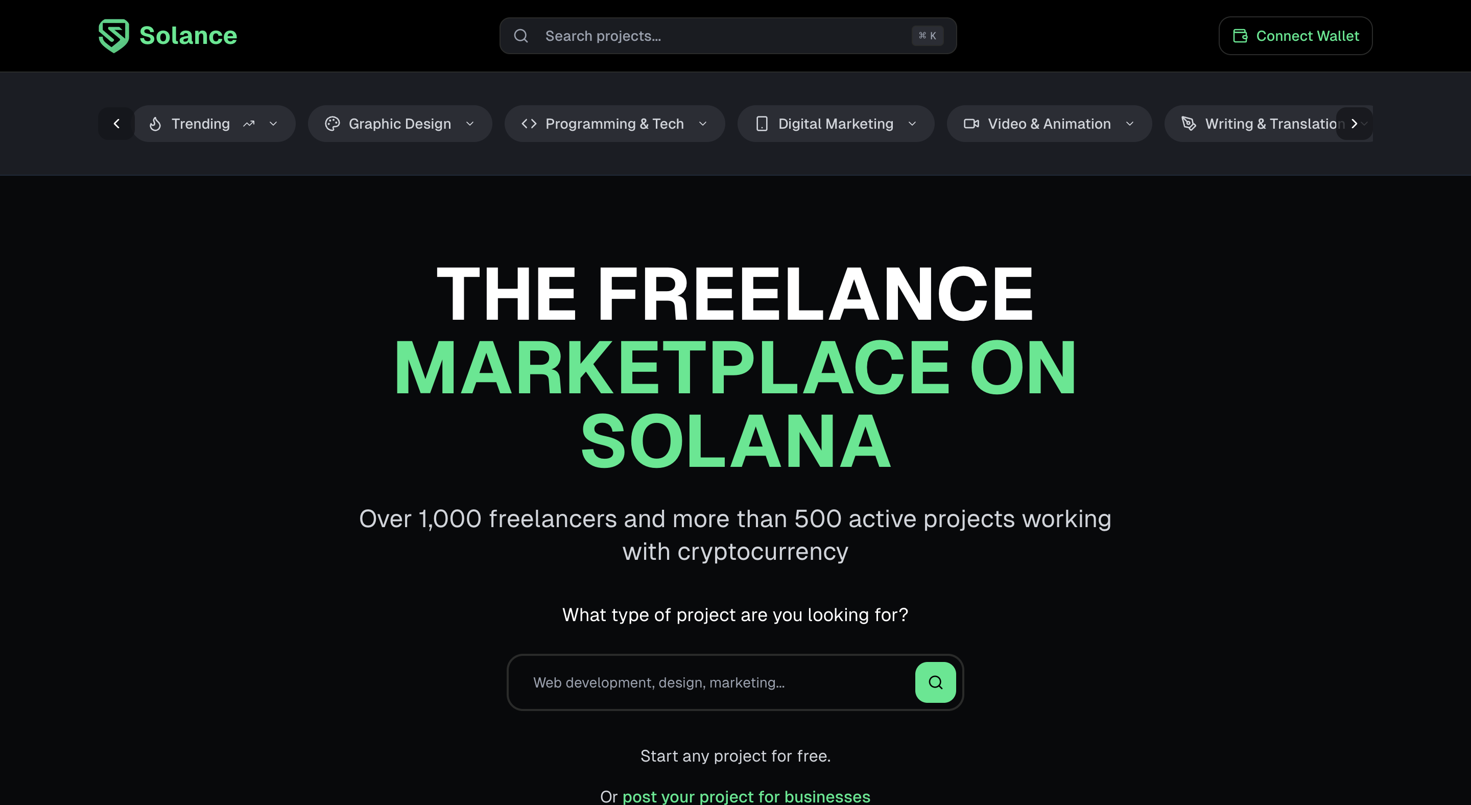 Solance.work Launches Its Web3 Freelancing Platform with Smart Escrow System