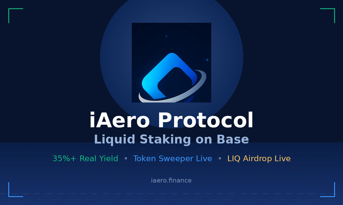iAero Protocol Launches Token Sweeper, Distributes 5% of LIQ Supply to Stakers (4 Dec)