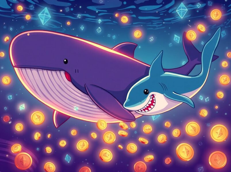 Massive Ethereum Accumulation: Whales and Sharks Gobble Up $3.1B in ETH