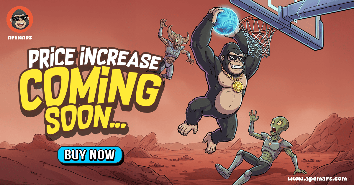 Next Crypto To Explode in 2026: 22,367% ROI And Tight Supply Are Key – DOGE & APE Heating Up, But APEMARS Wins with Stage 3 Is Selling Out F...
