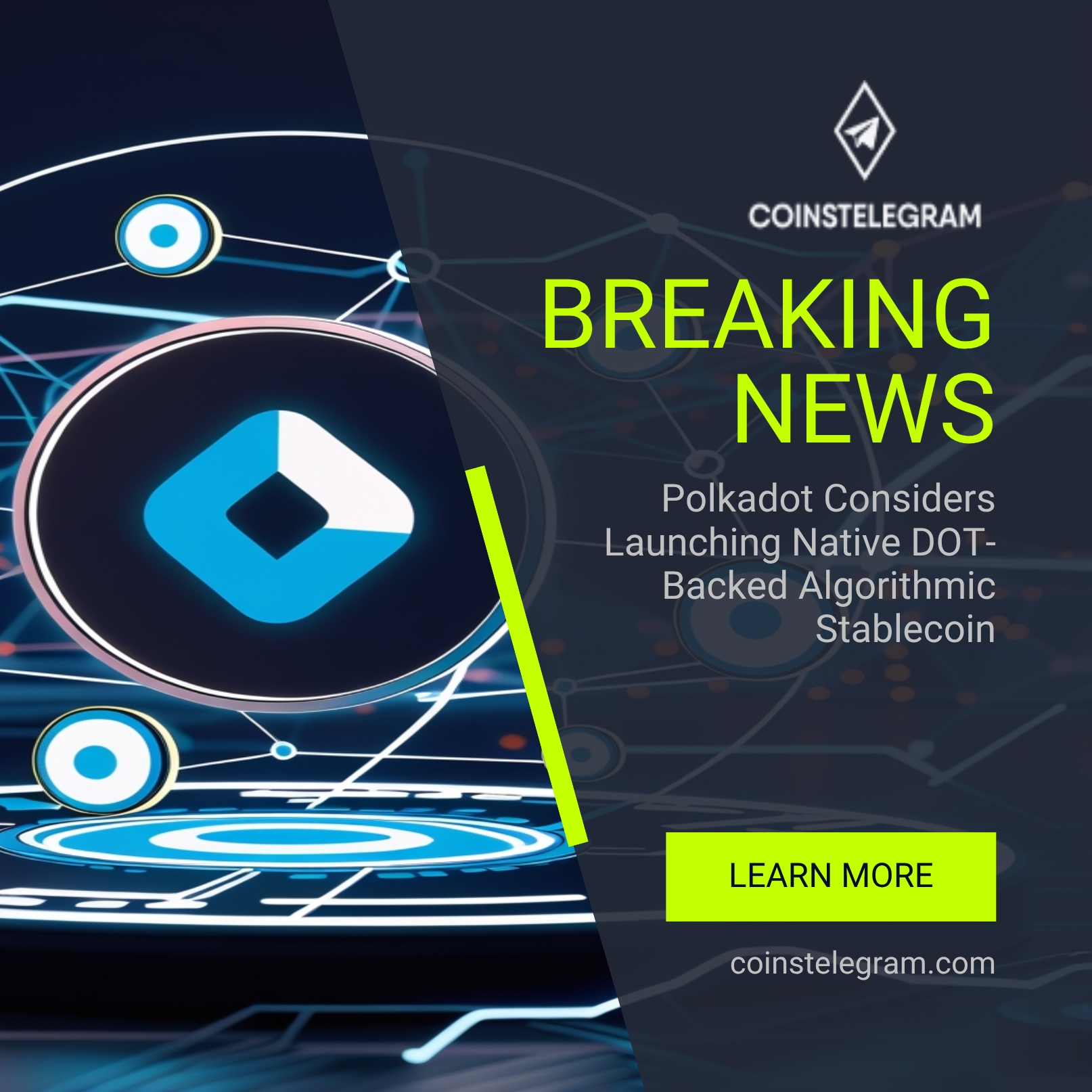 Polkadot Considers Launching Native DOT-Backed Algorithmic Stablecoin