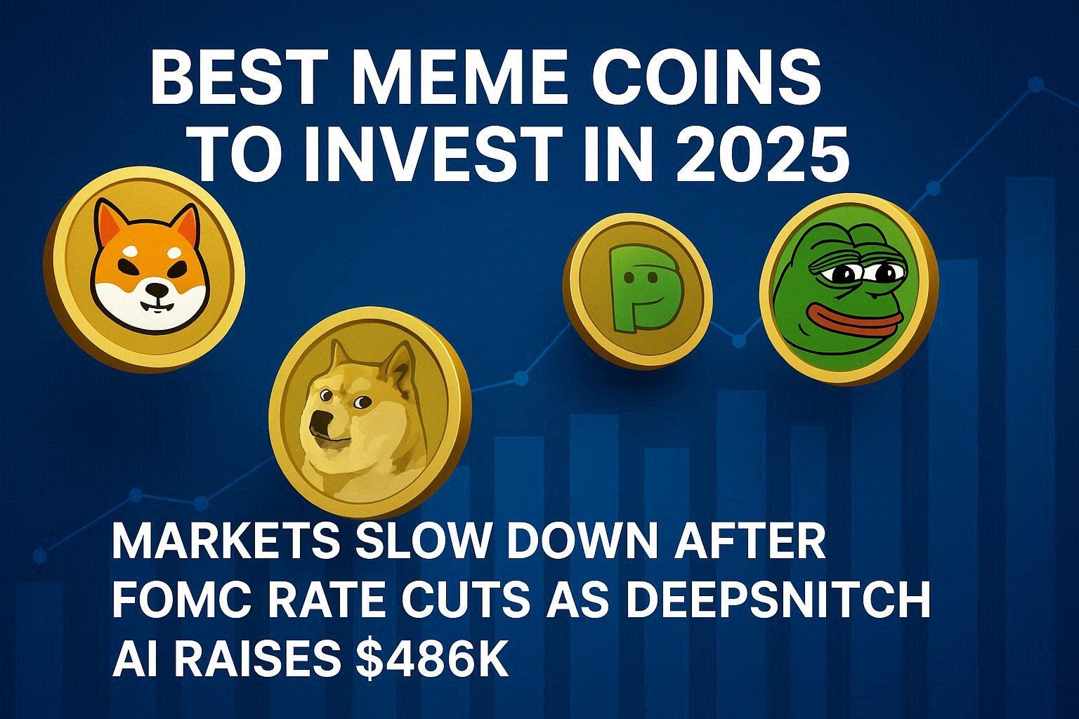 Best Meme Coins To Invest in 2025: Markets Slow Down After FOMC Rate Cuts, DeepSnitch AI to Break $0.5 Million
