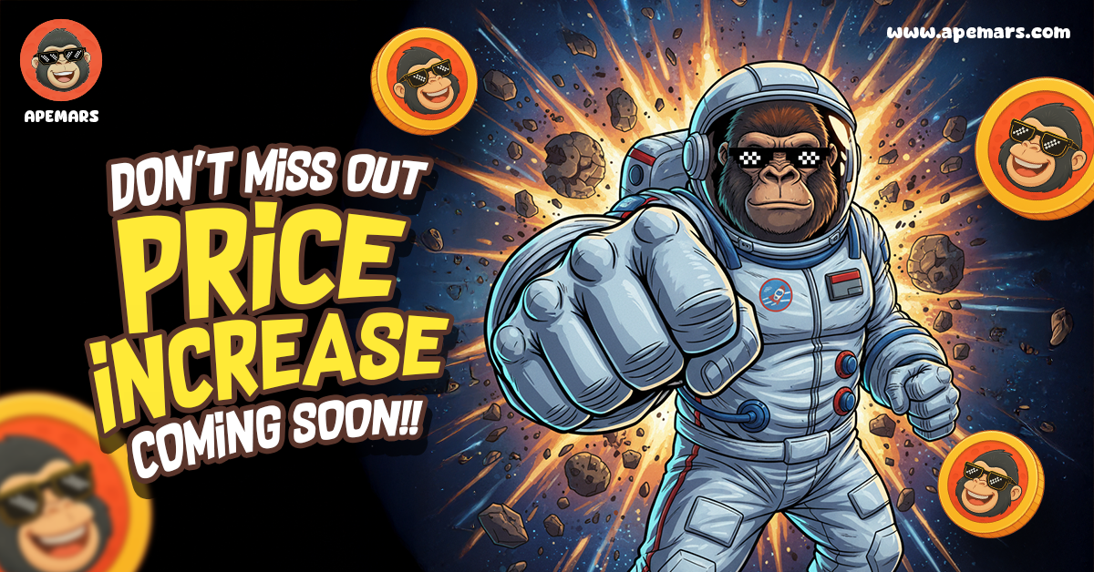 Last 48H Left: APEMARS Stage 3 Ignites the Best Crypto Coins Race With 22,300%+ ROI Buzz While PENGU and APE Rip High