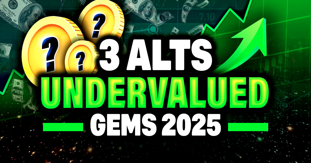 Top 3 STUPIDLY Undervalued Altcoins Gems for this Altseason