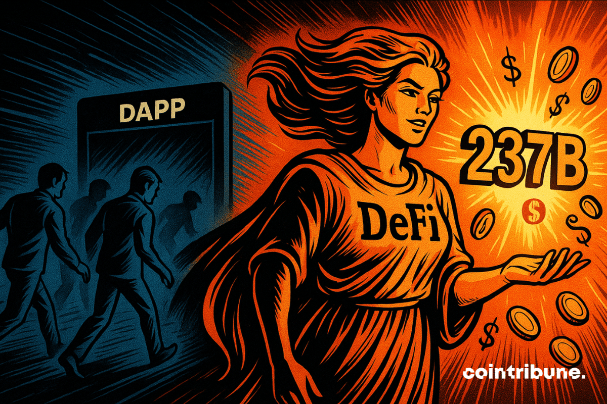 DApps lose 22% of users, but DeFi attracts capital