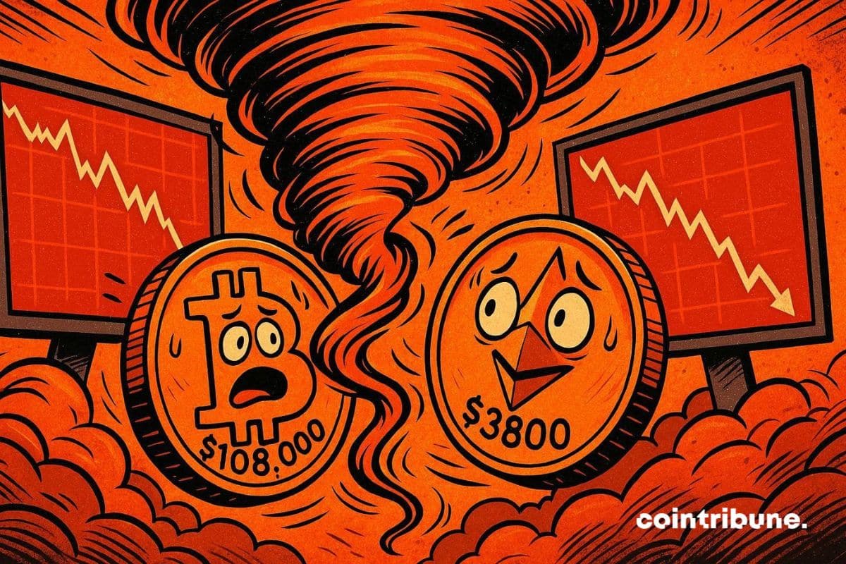 Bitcoin Near $108K, Ethereum at $3,800: What’s Behind the Latest Crypto Drop?