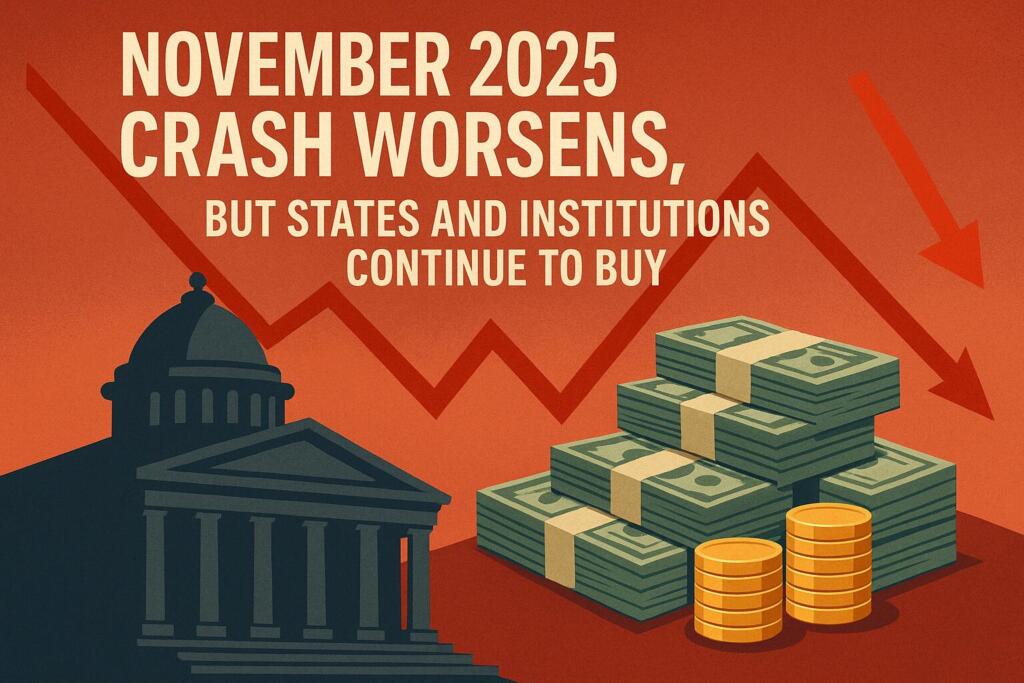 November 2025 Crash Worsens, But States and Institutions Continues to Buy