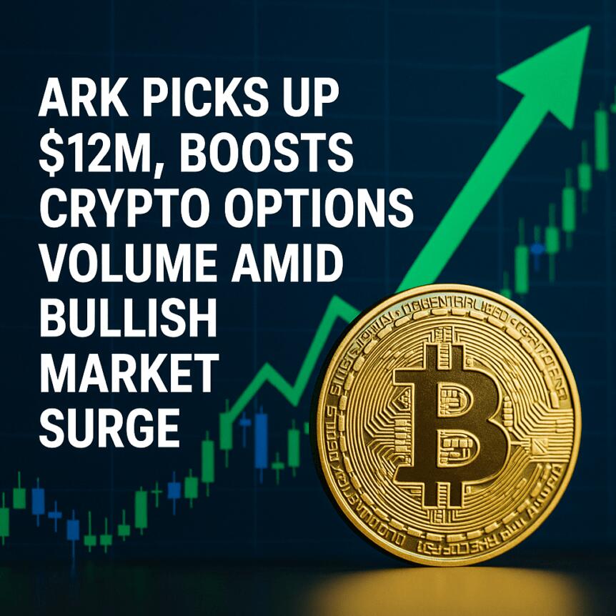 ARK Picks Up $12M, Boosts Crypto Options Volume Amid Bullish Market Surge