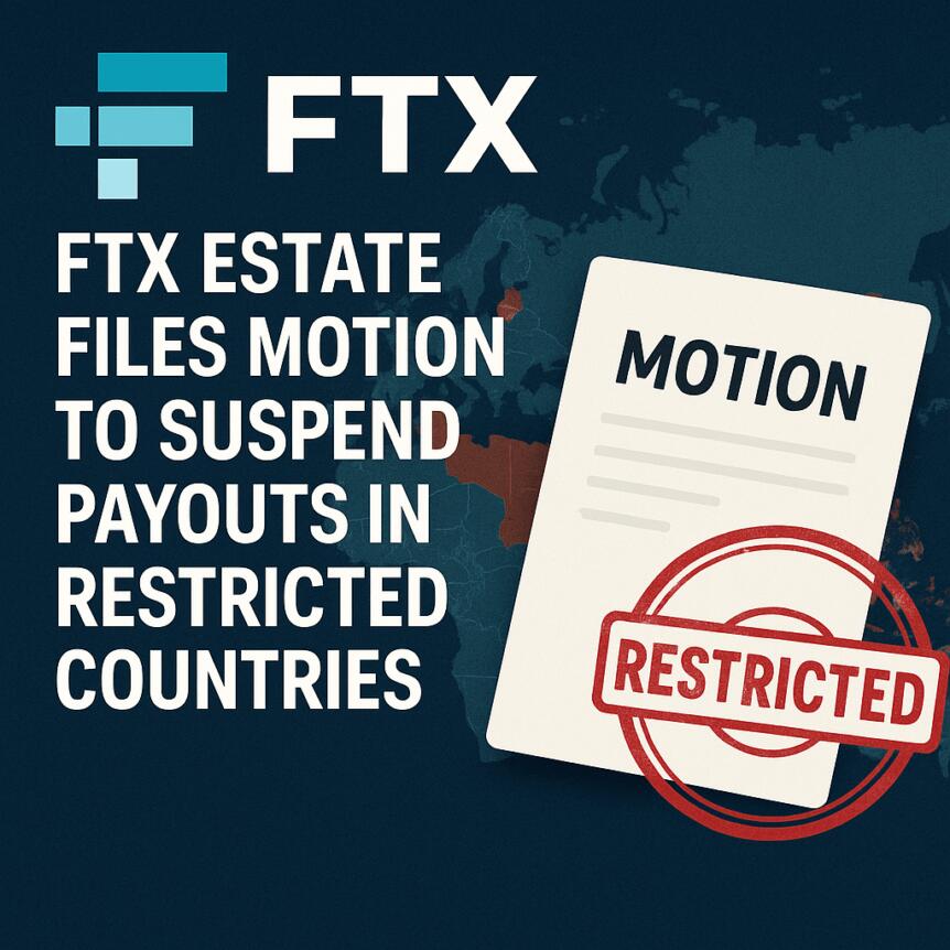 FTX Estate Files Motion to Suspend Payouts in Restricted Countries