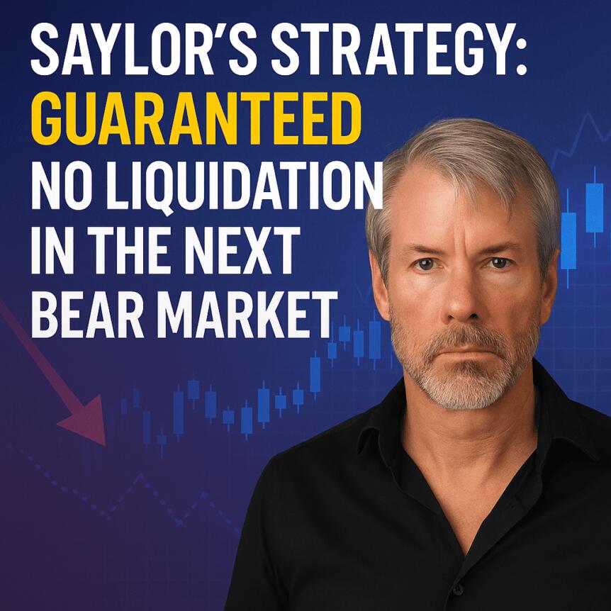 Saylor’s Strategy: Guaranteed No Liquidation in the Next Bear Market