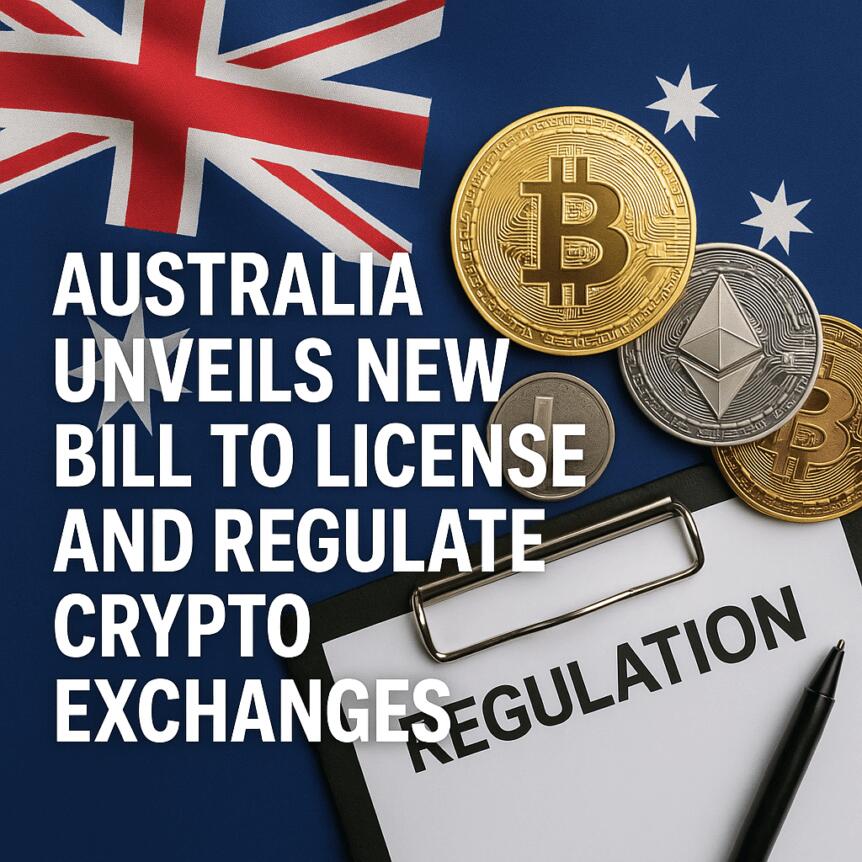 Australia Unveils New Bill to License and Regulate Crypto Exchanges