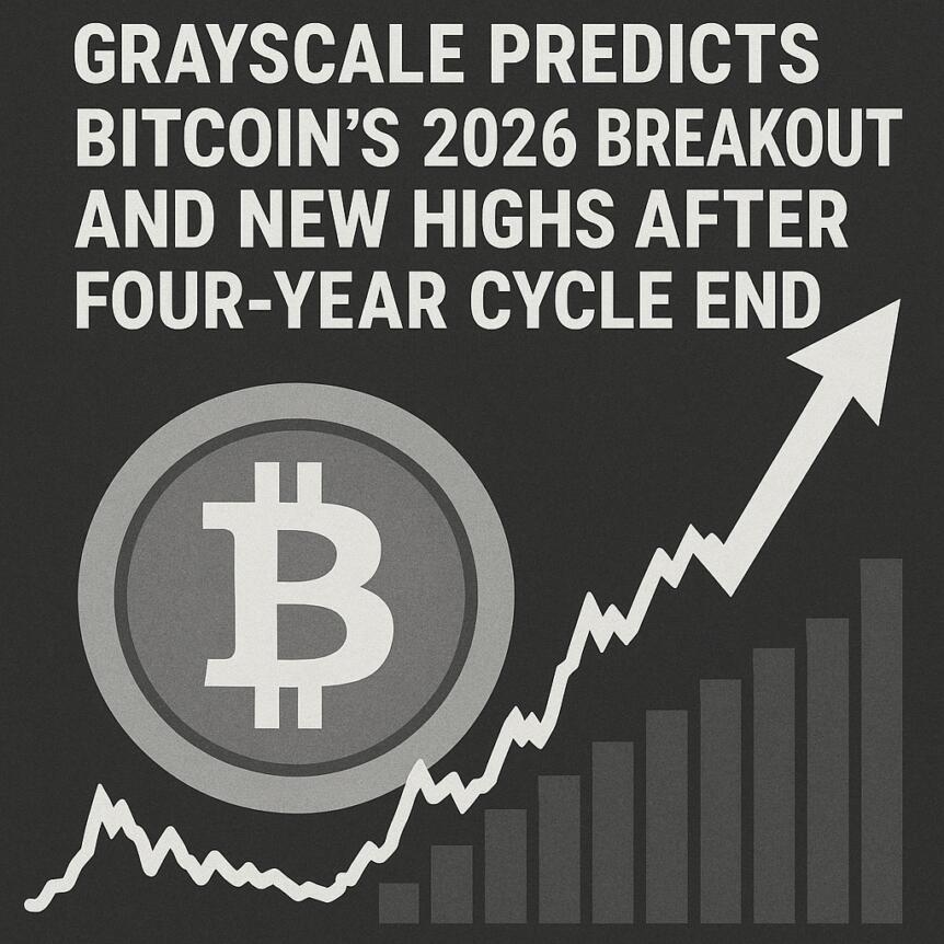 Grayscale predicts Bitcoin’s 2026 breakout and new highs after four-year cycle end