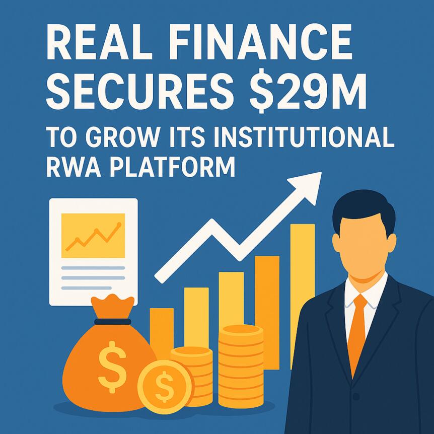 Real Finance Secures $29M to Grow Its Institutional RWA Platform