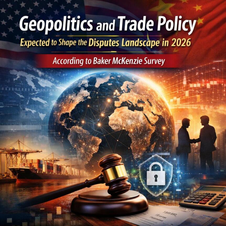 Geopolitics and Trade Policy Expected to Shape the Disputes Landscape in 2026, According to Baker McKenzie Survey
