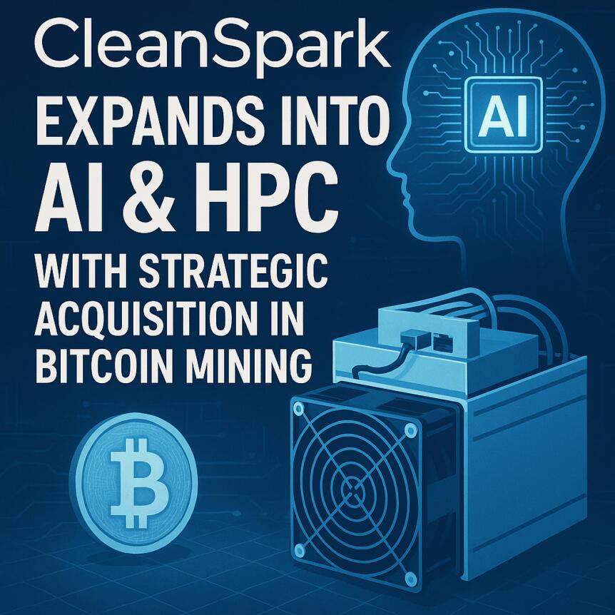 CleanSpark Expands into AI & HPC with Strategic Acquisition in Bitcoin Mining