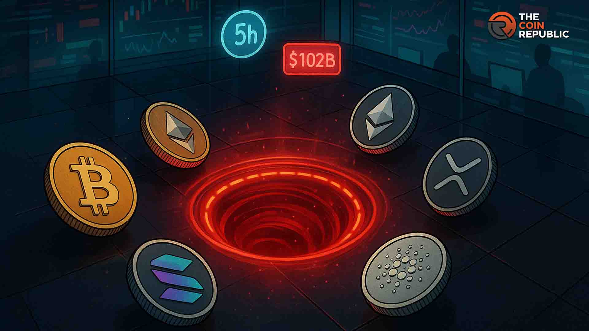 Crypto Market Loses $102B in 5 Hours: Why Is Crypto Down Today?