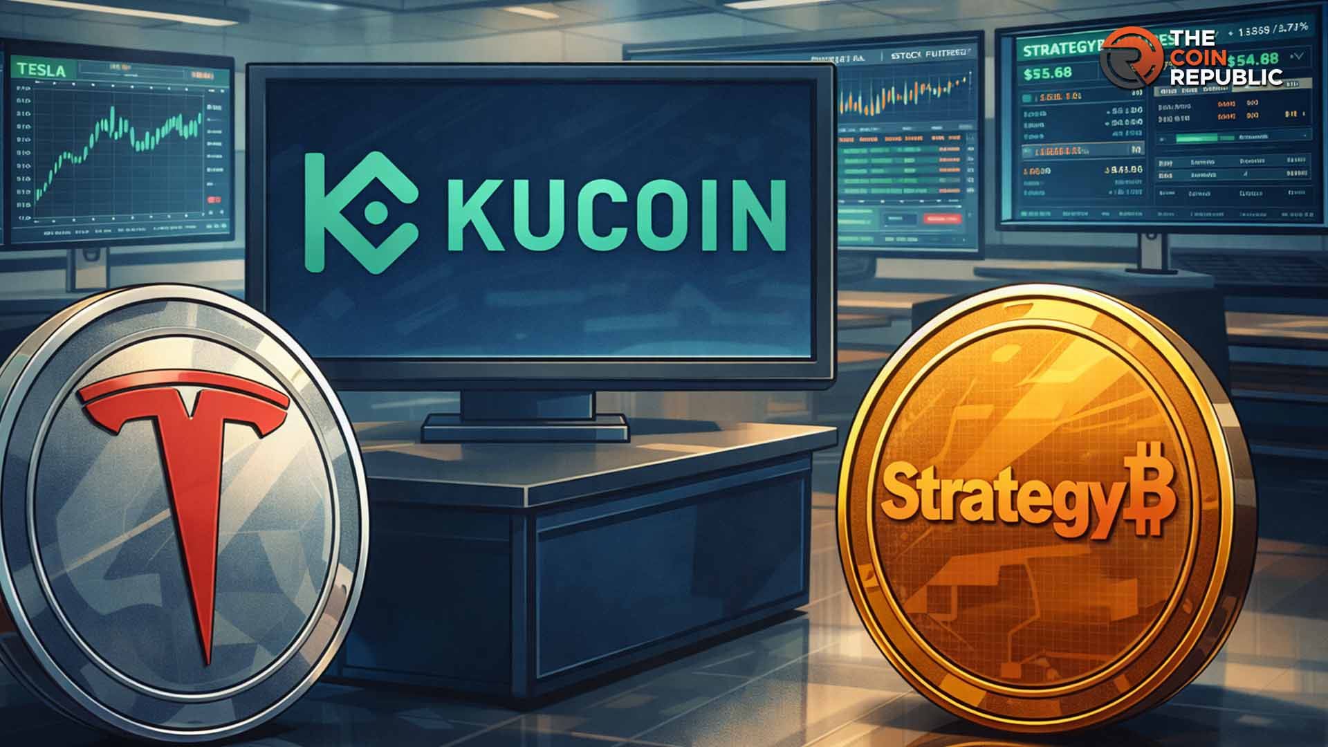 KuCoin Launches Tesla, Strategy Stock Futures in Crypto Market